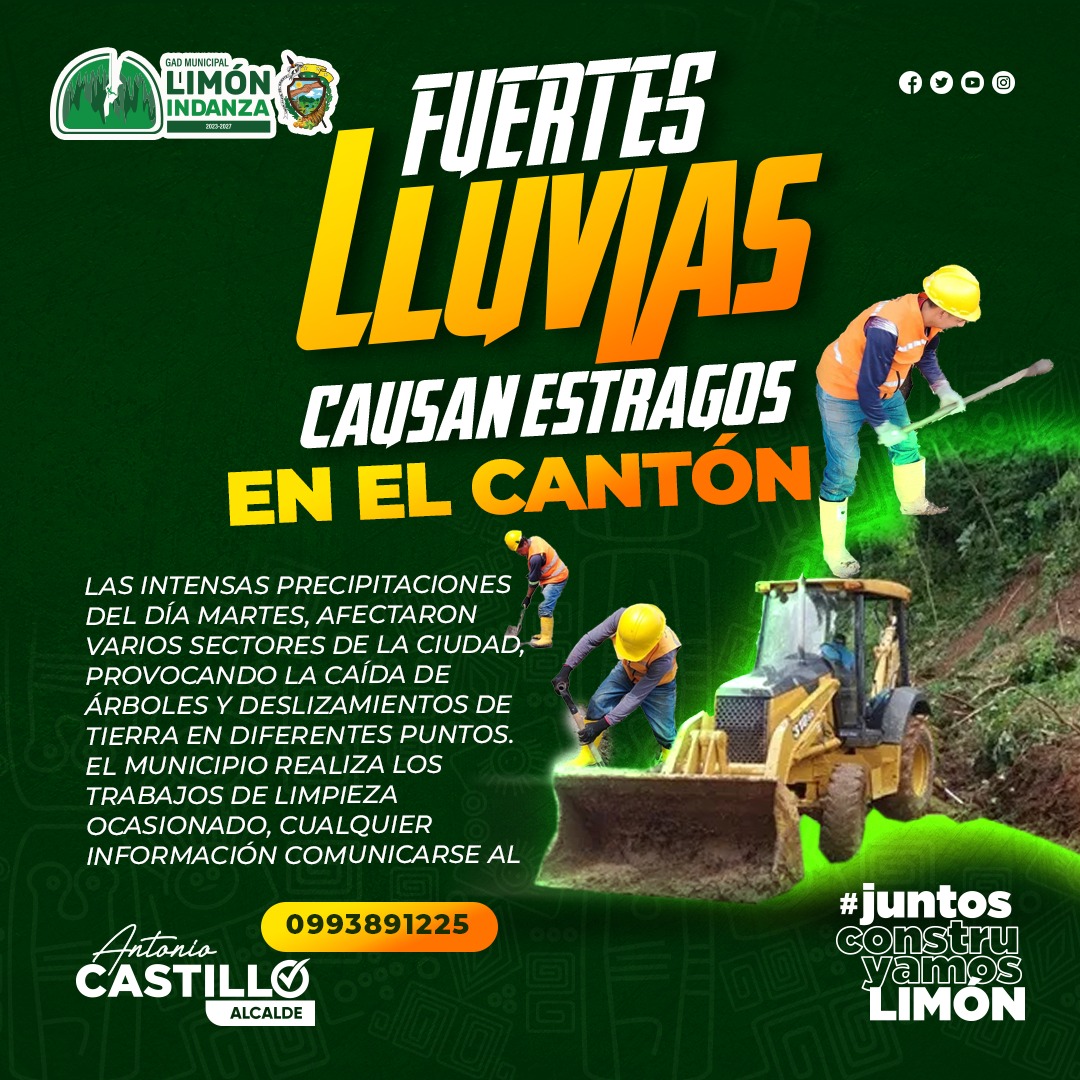 Fuertes lluvias